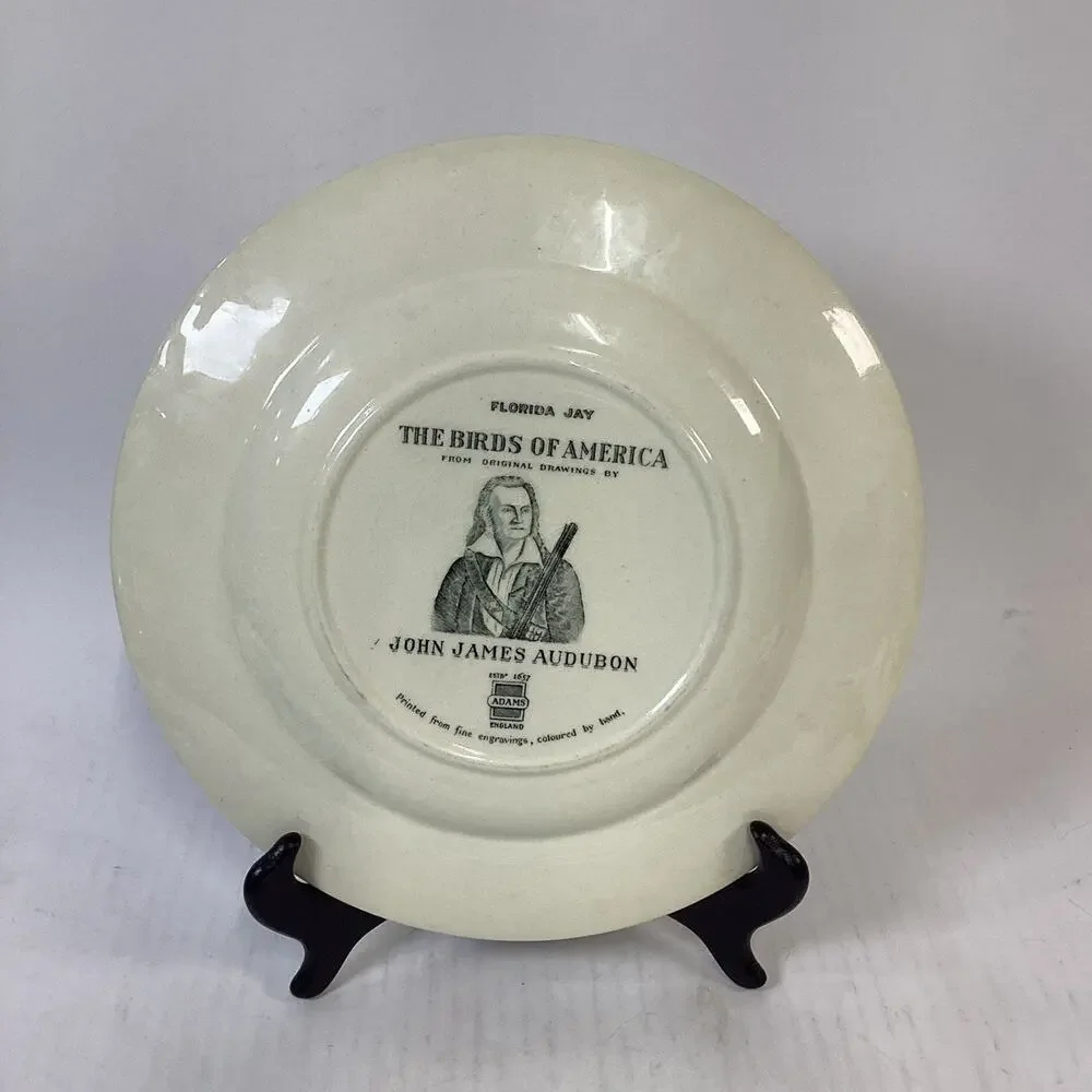 Adams England Audubon Birds of America Florida Jay Collector Plate